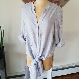 ZARA Women's Button Down Tunic Sz. XL NWT 💫